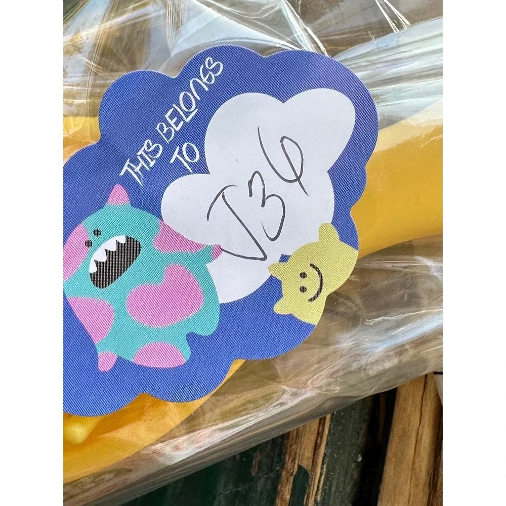 Baby Alive Yellow Doll Hair Brush Replacement Accessory Heart Logo Plastic‎